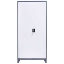 Ντουλάπα Everet 721-00-001 90x40x190cm White-Grey