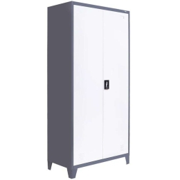 Ντουλάπα Valja 721-00-005 90x45x190cm White-Grey