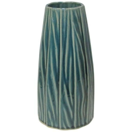 Διακοσμητικό Βάζο 003-123-040 14,2x14,2x28,7cm Green Κεραμικό