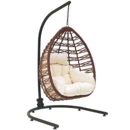 Κρεμαστή Πολυθρόνα - Φωλιά Simran 894-123-011 121x140x200cm Brown