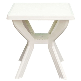 Τραπέζι Κήπου Napoli Fylliana 878-00-008 70x70x70cm White