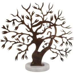 Διακοσμητικό Δέντρο Life Tree 835-123-225 33x12x32cm Bronze Μέταλλο