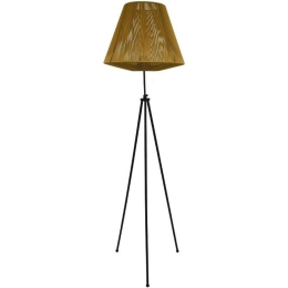 Φωτιστικό Δαπέδου Cord 835-123-211 42x140cm 1xE27 Black-Gold