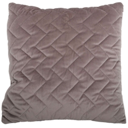 Μαξιλάρι Διακοσμητικό (Με Γέμιση) 373-92-164 Chaki 42X42 Βελούδο