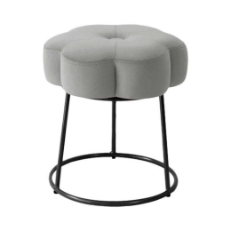Σκαμπό 719-223-010 38x39cm Grey-Black
