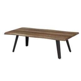 Τραπεζάκι Σαλονιού 627-91-003 130x70x45cm Walnut-Black