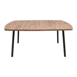 Τραπεζάκι Σαλονιού 835-223-276 100x65,5x44cm Oak-Black
