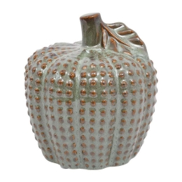 Διακοσμητικό Μήλο 023-223-078 14x14x15cm Veraman-Gold Κεραμικό