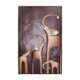 Κάδρο 373-223-986 50x3x80cm Multi Τετράγωνοι Καμβάς