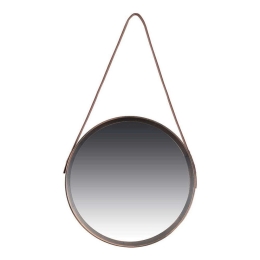Καθρέπτης Τοίχου Στρογγυλός 373-223-872 39cm Bronze Πολυρεσίνη