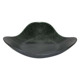 Διακοσμητική Πιατέλα 003-223-093 25,5x24,5x6cm Grey-Green Κεραμικό