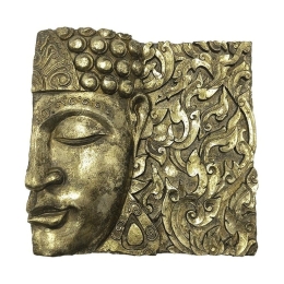 Διακοσμητικό Τοίχου 279-223-210 25x5x24,5cm Gold Μέταλλο