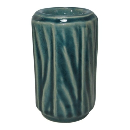 Κηροπήγιο Για Ρεσώ 003-123-043 7,7x7,7x12,8cm Green Κεραμικό