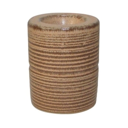 Κηροπήγιο Για Ρεσώ 003-123-075 7,5x7,5x9cm Brown Κεραμικό