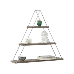 Ράφι Τοίχου Elmira 891-221-018 74x13x61cm White-Walnut