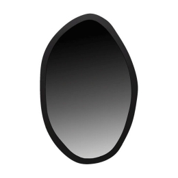 Καθρέπτης Τοίχου 140-223-005 51x3x79cm Black Mdf,Γυαλί