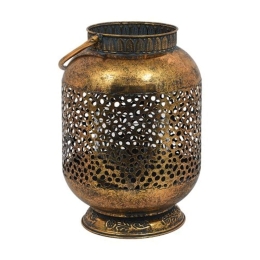 Κηροπήγιο 149-223-035 22x22x30cm Bronze Metal