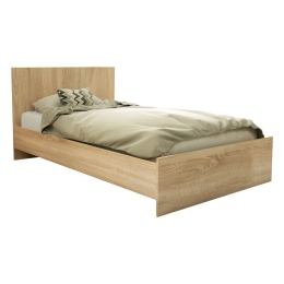Κρεβάτι μονό Natale pakoworld sonoma 120x200εκ