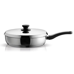 Τηγάνι Φ 28 Cm Zeon 015228601 Inox Pyramis 28cm Ανοξείδωτο Ατσάλι