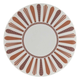 Πιάτο Ρηχό Στρογγυλό Mideia 1181841 Φ28cm Multi Ionia Πορσελάνη