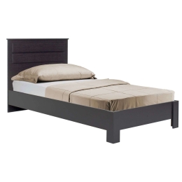 Κρεβάτι Olympus 100X200Cm Wenge 203X107,5X102Cm 123-000049 Μονό Μελαμίνη