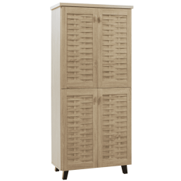 Παπουτσοθήκη-Ντουλάπα Mantam 24 Ζεύγων Sonoma 78X40X170,5Cm 049-000007 Μελαμίνη