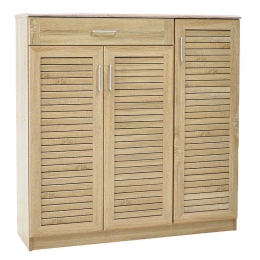 Παπουτσοθήκη-Ντουλάπι Sante 30 Ζεύγων Sonoma 120X37X123Cm 123-000003 Μελαμίνη