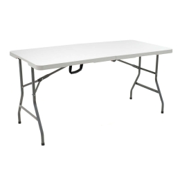 Τραπέζι Catering Rodeo Πτυσσόμενο-Βαλίτσα Λευκό 152X70X74Cm 142-000003