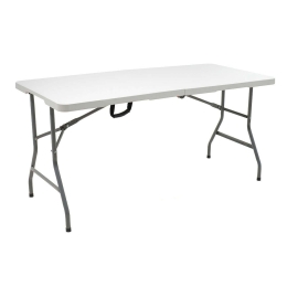 Τραπέζι Catering Rodeo Πτυσσόμενο-Βαλίτσα Λευκό 183X76X74Cm 142-000007