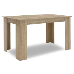 Τραπέζι Jason Sonoma 150X80X76,5Cm 123-000071 Mdf,Ξύλο