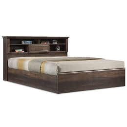 Κρεβάτι Διπλό Mozart 123-000122 Καρυδί 160X200cm Διπλό Mdf,Ξύλο