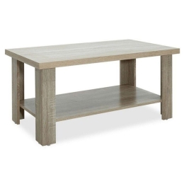 Τραπεζάκι Σαλονιού Riano 049-000024 Sonoma 89,5X49,5X42,5cm Μελαμίνη