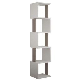 Βιβλιοθήκη Piri 119-001124 35x30x161cm White-Mocha