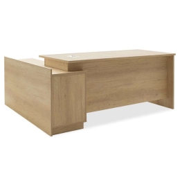 Γραφείο Επαγγελματικό Amazon 069-000029 180x160x76cm Sonoma