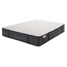 Στρώμα Diamond Pocket Spring Gel 100-000009 25-27cm 150x200cm Anthracite-White Ημίδιπλο Foam