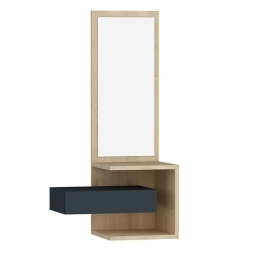 Κονσόλα Με Καθρέπτη Sabine 120-000182 40x31.5x90 Anthracite-Natural