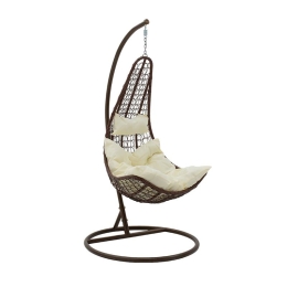 Κούνια Κήπου Soleil Κρεμαστή 135-000003 103x83x200 Black-Beige