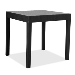 Τραπέζι Gabi 143-000022 80x80x77cm Black