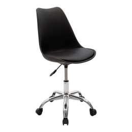 Καρέκλα Γραφείου Gaston II 127-000024 47x48x80/93cm Black