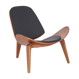 Πολυθρόνα Vilma 106-000015 90x73x75cm Black-Walnut