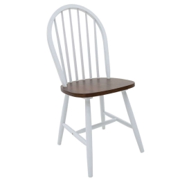 Καρέκλα Adalyn 153-000003 44x42,5x93cm White-Walnut