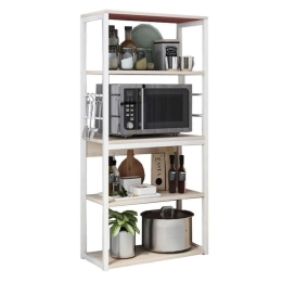 Ραφιέρα Δαπέδου Tace 072-000043 50x30x129cm White-Natural