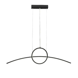 Φωτιστικό Οροφής PWL-0992 100x10x100cm LED 60W 4000K Black