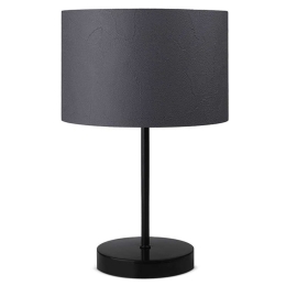 Φωτιστικό Επιτραπέζιο PWL-1077 Φ24x35cm 1xΕ27 Anthracite-Black