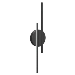 Φωτιστικό Τοίχου - Απλίκα PWL-1138 40x10x6cm Led 4000K Black