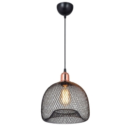Φωτιστικό Οροφής PWL-1024 Φ26x60cm 1xΕ27 60W Black-Gold