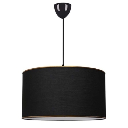Φωτιστικό Οροφής PWL-1091 Φ38x70cm 1xΕ27 Black-Gold