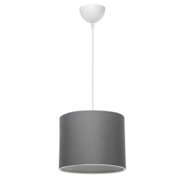 Φωτιστικό Οροφής PWL-1115 Φ22x60cm 1xΕ27 Grey-White