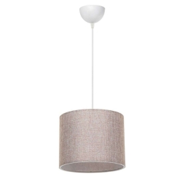 Φωτιστικό Οροφής PWL-1115 Φ22x60cm 1xΕ27 Beige-White