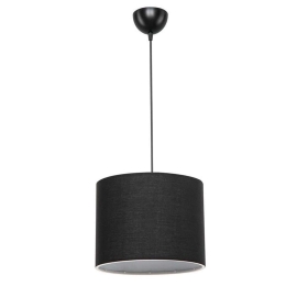 Φωτιστικό Οροφής PWL-1115 Φ22x60cm 1xΕ27 Black